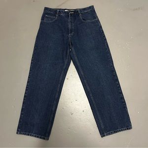 SouthPole Wide Leg Jeans Mens 34 Blue Wash Denim Relaxed Hip Hop 90's Y2K